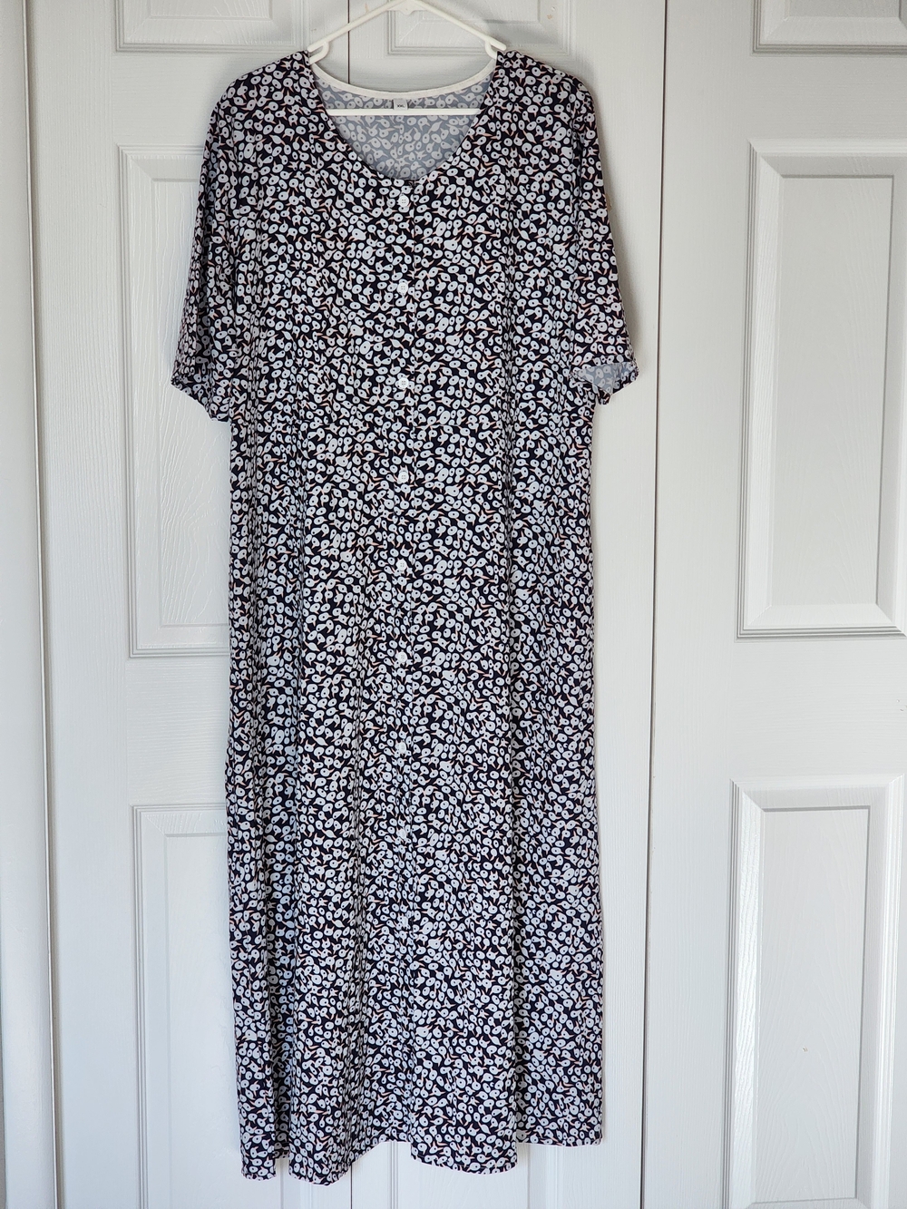 Unbranded Maxi Dress Printed Button Up Plus Size XXL - Picture 3 of 7
